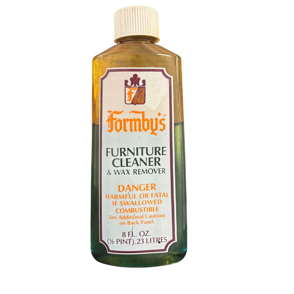 Formbys Furniture Cleaner and Wax‎ Remover 8 Fl Oz Bottle >50% Full Discontinued